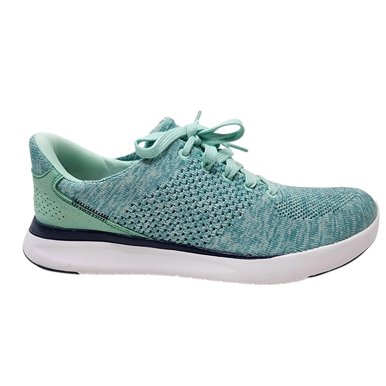 Kizik Lima Hands Free Sneaker M 7.5 W 9 Spearmint Teal Green Comfort Walk
