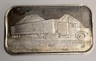 1 oz .999 Fine Silver Art Bar ~ Semi Truck ~ 18-Wheeler Design