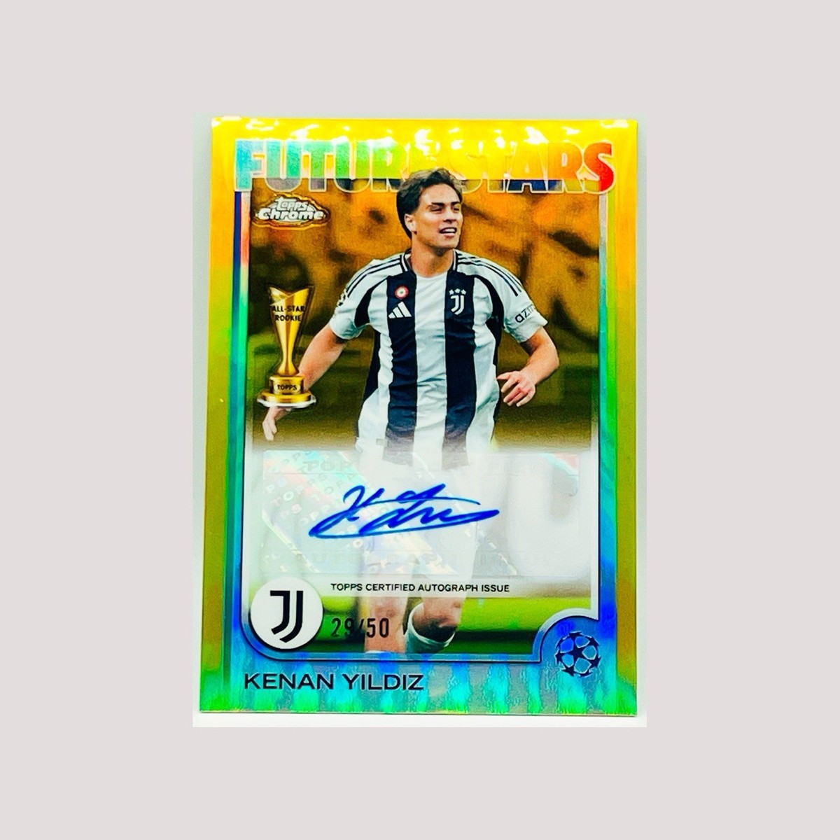 直筆サインケナン・ユルディズ Topps Chrome Sapphire-Supreme