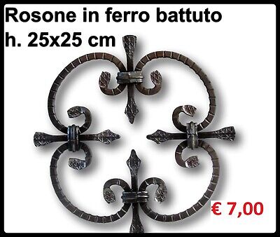 Rosone Rosoni In Ferro Battuto Per Ringhiere Inferriate Balcone Decori Disegni Ebay