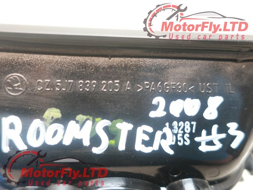2008 SKODA ROOMSTER 5J PASSENGER REAR LEFT OUTER DOOR HANDLE 5J7839205A - Picture 5 of 5