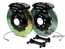 Brembo Front GT Brake BBK 4piston Black 328x28 Slot Disc Rotor Fiesta 10-14