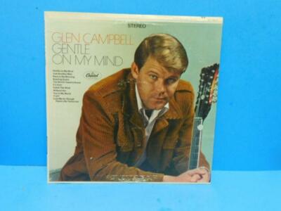 Glan Campbell LP Gentle On My Mind  Record VG  Cover VG