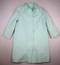 VINTAGE WOMENS MINT GREEN LIGHT WEIGHT TRENCH...