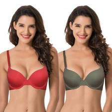 Women's Light Lift Add 1 Cup Push Up Underwire Convertible Tshirt