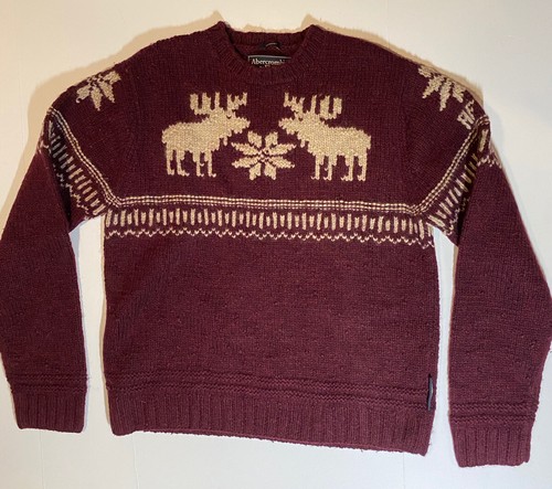 Vintage Mens Abercrombie And Fitch Wool 