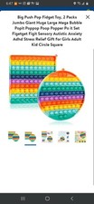 Fpxnb Push Bubble Pop Stress Relieving Toys - Pack of 2
