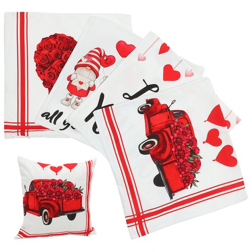 3 Pieces Wedding Pillowcases Valentine Themed Square Lovers eBay