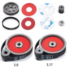 AXSPEED 3.17/5.0mm Belt Drive Transmission Gear for 1/10 RC Axial SCX10 Gearbox