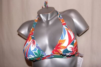 ANTIGEL Triangle Bikini Top LA FLANEUSE papiers decoupes Blumenprint NEU