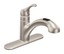 Moen Renzo One Handle Stainless Steel Pull Out Kitchen ...