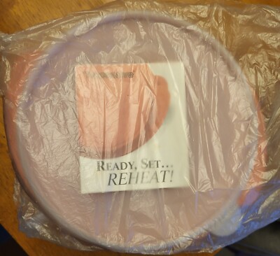 Tupperware - 3 Sets - Reheatables - Microwave Bowls and 2 Covers each Dusty Rose