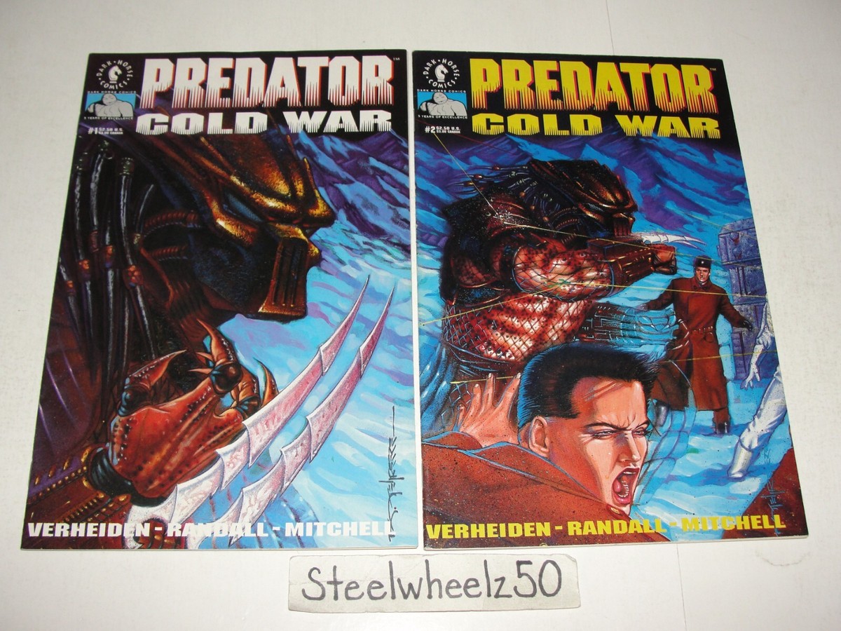 Predator Cold War #1 2 & 3 Comic Lot Dark Horse 1991 Mark
