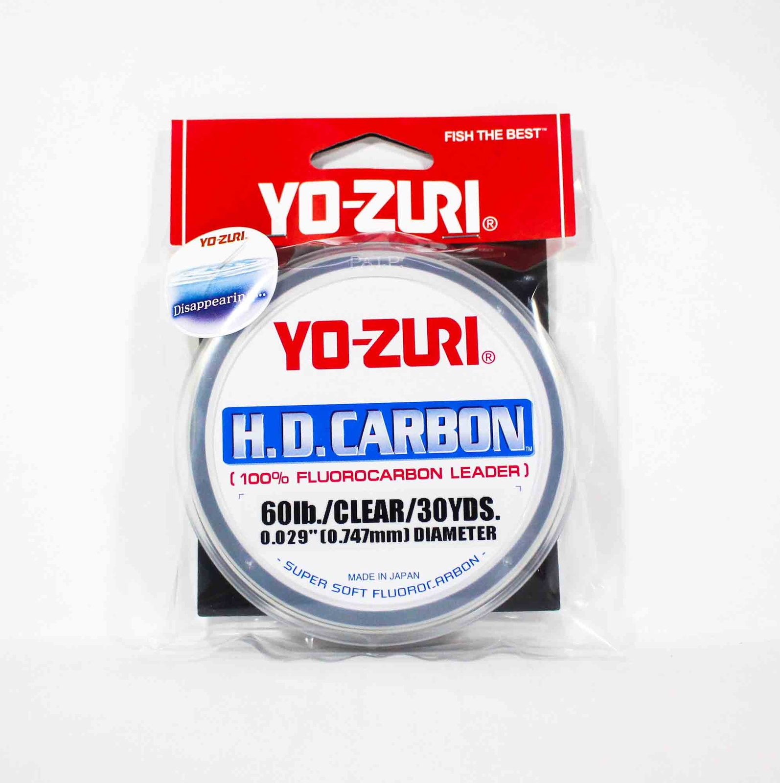 Fluorocarbone Yo Zuri Duel HD Pro Tough - 50 M, 50 Lb, Diamètre 0.620 Mm