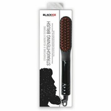 Black Ice Professional Straightening Brush Designed for Men's Hair  Beard NEW