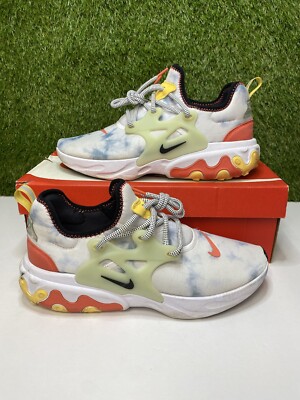 Nike React Presto Alien Size 10 Mens Colorful White Sneakers