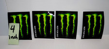 4 MONSTER ENERGY DRINK STICKERS 4 INCH