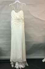 9043 ALFRED ANGELO SAPPHIRE IVORY/LT SZ 12 499 WEDDING GOWN DRESS