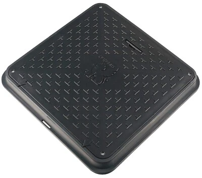 BABYLONPLAST Schachtabdeckung 600x600 A15 Schachtdeckel Kanaldeckel Brunnendeckel Gullydeckel