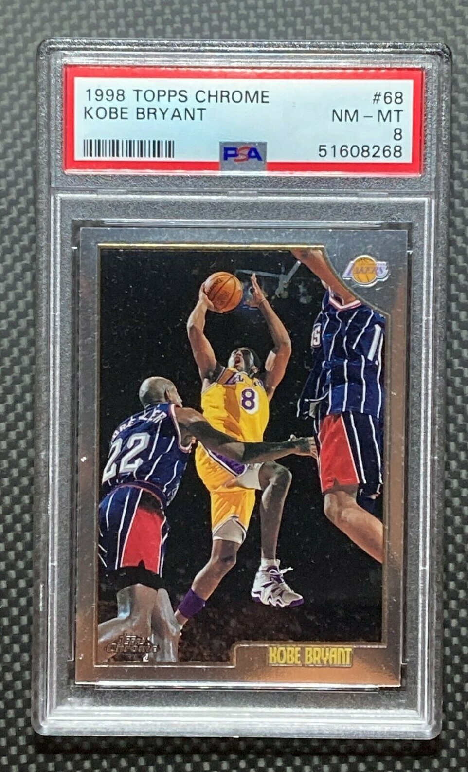 1998-99 Topps Chrome #68 KOBE BRYANT PSA 8