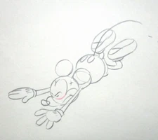 1933 GIANTLAND MICKEY MOUSE ORGINAL PRODUCTION cel DRAWING WALT DISNEY