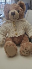 FAO Schwarz Teddy Bear With Sweater Plush Stuffed Animal Soft