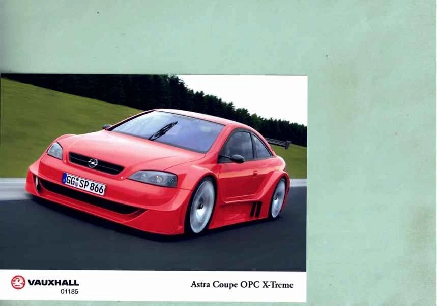 photo de presse / press photo original Vauxhall Opel Astra OPC X-Treme 2001 - Photo 1/1
