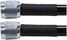 Allstar Performance 48440-30 | Coated Braided Line 30in #4Hose -4Str/-4Str Steel