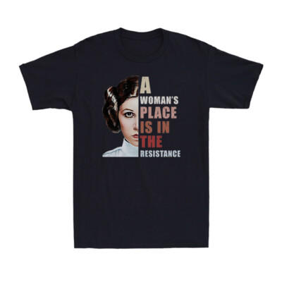 #ad #ad A Woman#x27;s Place Is In The Resistance Feminist Shirt Vintage Unisex T Shirt $16.99