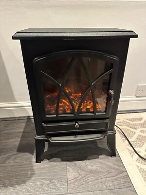 Dunelm Traditional Small Stove Effect 2000W Electric Heater UK