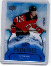 2021-22 Upper Deck Ice Rookies Kevin Bahl RC 029/499 New Jersey Devils #169