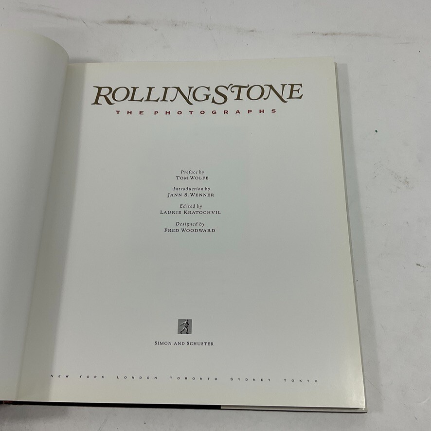 The Rolling Home 洋書 1989 VTG Rolling Stone The Photographs Laurie Kratochvil