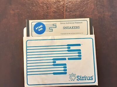 Atari 400/800 Computer  SNEAKERS  Game Disk  UNTESTED