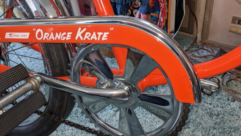 schwinn stingray orange krate