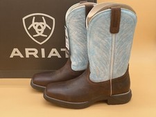 Sz 9 B Ariat Women Anthem 2.0 Crackled Mahoga...