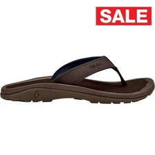 OluKai Men's ‘Ohana Sandals   Medium/D Vintage Wood Color