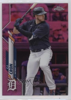 2020 Topps Chrome Update Target Pink Refractor CJ Cron #U-12 1e19