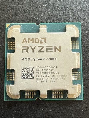 AMD Ryzen 7 7700X 4.50Ghz 8 Core 100-000000591 16 Thread AM5