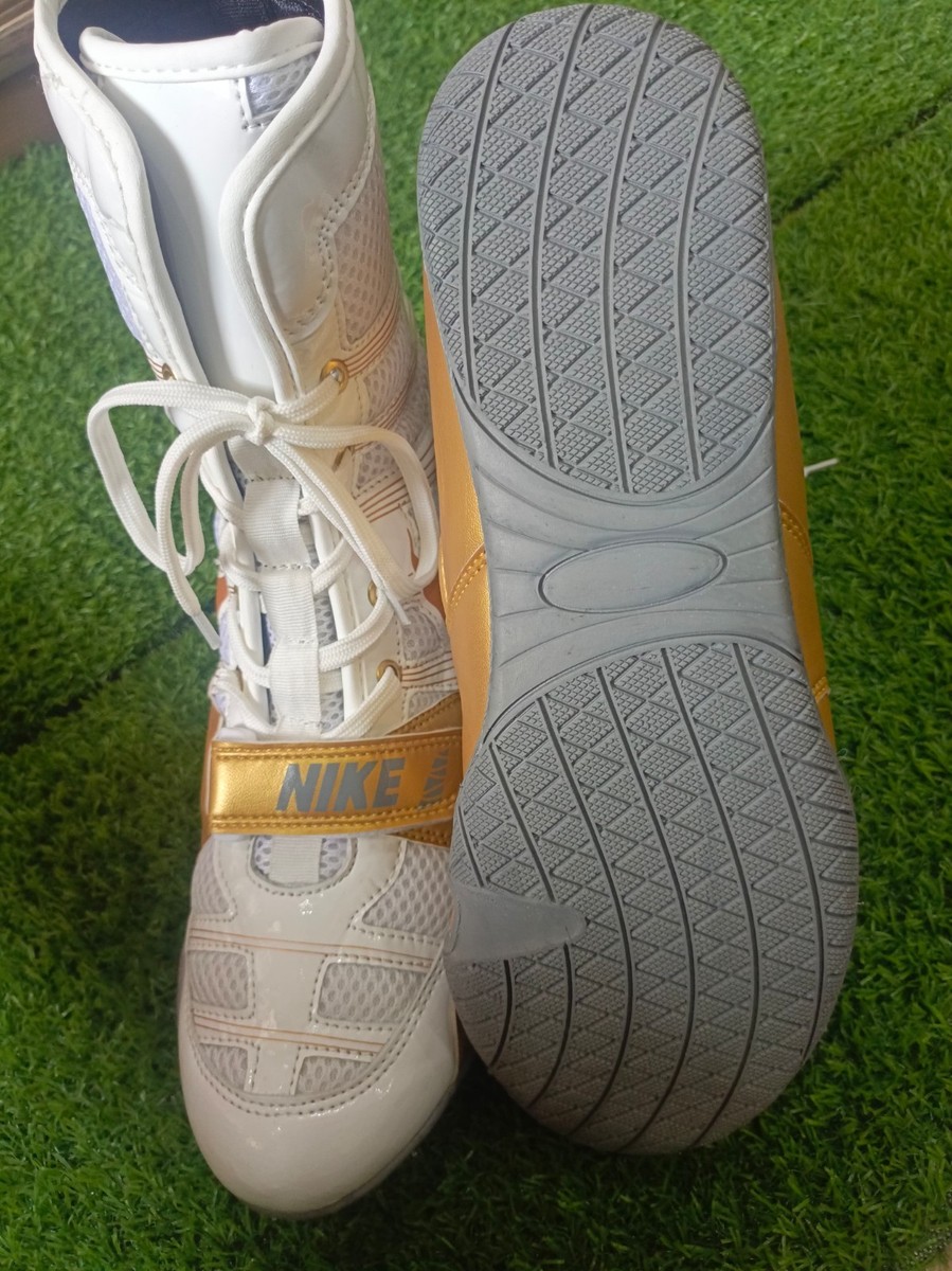 Nike Hyper KO White Gold Boxing Shoes for Men in All Sizes