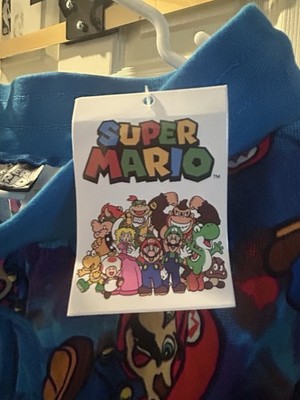 Official Checkered Blue & Red Nintendo Super Mario Comfy Pajama Lounge Pants!