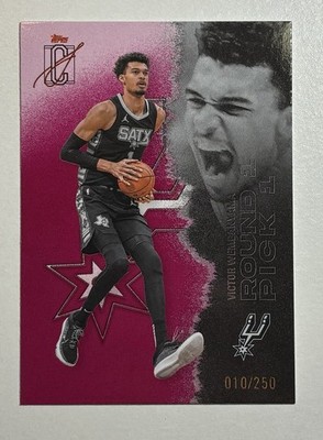 2025-26 Topps Signature Class Victor Wembanyama #55 MAGENTA PINK /250 Spurs
