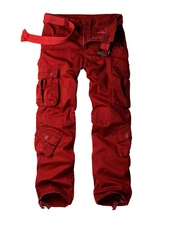 AKARMY Men's Casual Cargo Pants Military Army Camo Pants Combat Work Pants with 