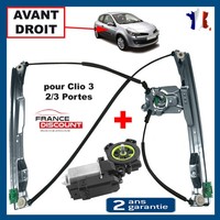 Fensterhebermechanismus + Komfortmotor Vorne Rechts FüR Clio 3 III 2/3 TüRen