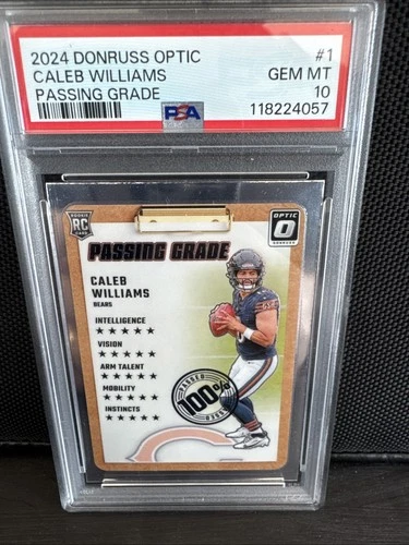 2024 Panini Donruss Optic Passing Grade Caleb Williams #1 (RC) PSA 10
