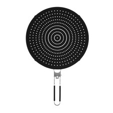 Silicone Splatter Screen, Silicone Splatter Screen for Frying Pan 13", Foldable