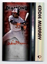 2023 Topps Diamond Icons White Polychromatink Red Ink Eddie Murray Autograph 3/5