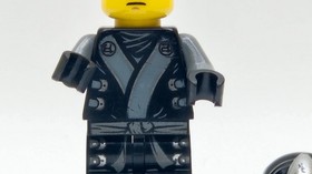 LEGO minifigure Cole njo0080 Ninjago Final Battle 70502 black ninja       read