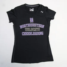 Northwestern Wildcats Under Armour HeatGear Short Sleeve Shirt Women's New