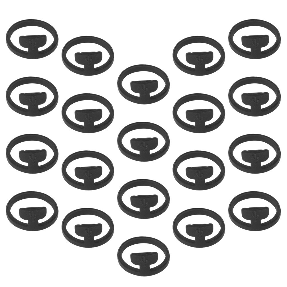 20 PCS Usb Silicone Dust Plug for Torch Charging Port Type Anti-dust