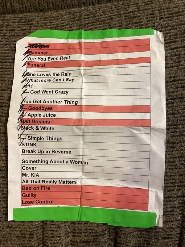 TEDDY SWIMS’ Set List - 7 JUNE 2026 - THE UGLY TOUR - Pittsburgh, Pennsylvania